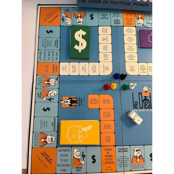 Lie, Cheat & Steal, The Game of Political Power ! 1971 Retired! Relevant today! - Picture 12 of 16